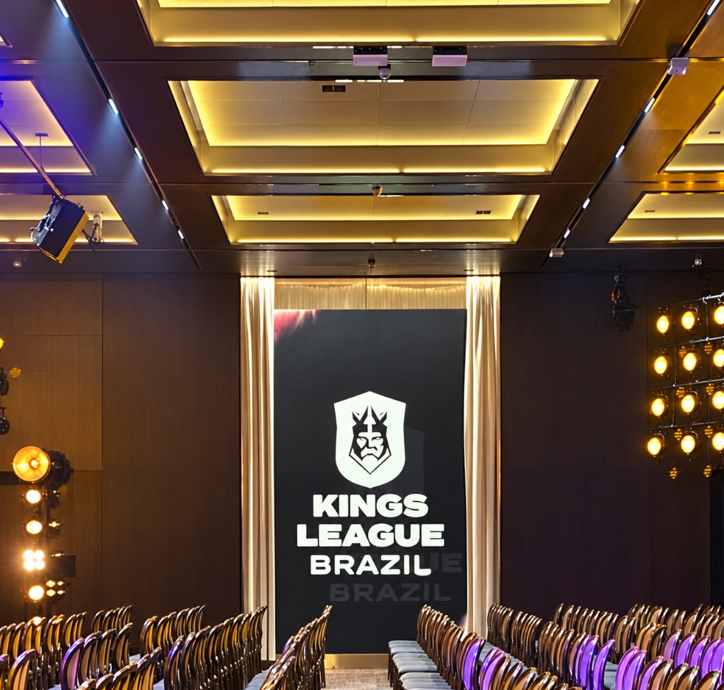 Salão e palco Kings League